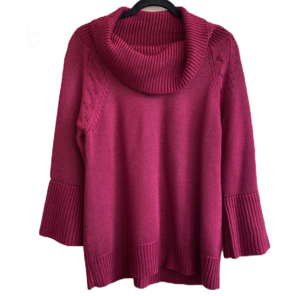 Chicos Cowl Neck Sweater